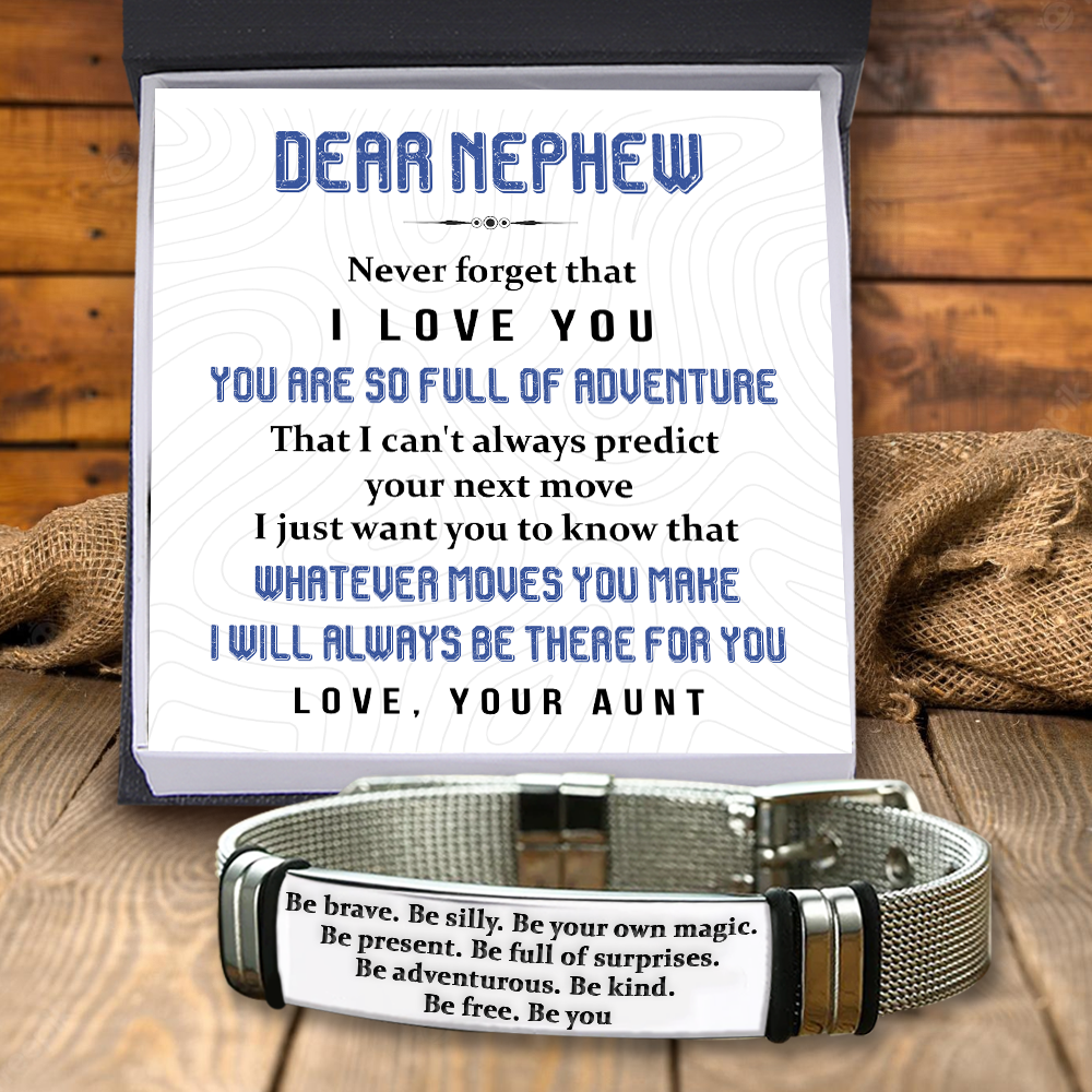 Mother's Day Gift Fashion Bracelet - Family - To My Nephew - I Will Always Be There For You-Engravingift