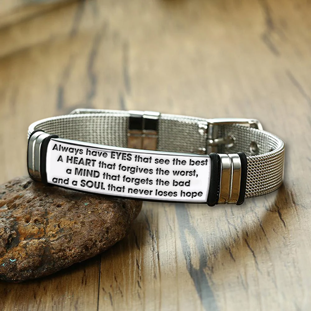 Mother's Day Gift Fashion Bracelet - Family - To My Nephew - I Will Always Love You-Engravingift