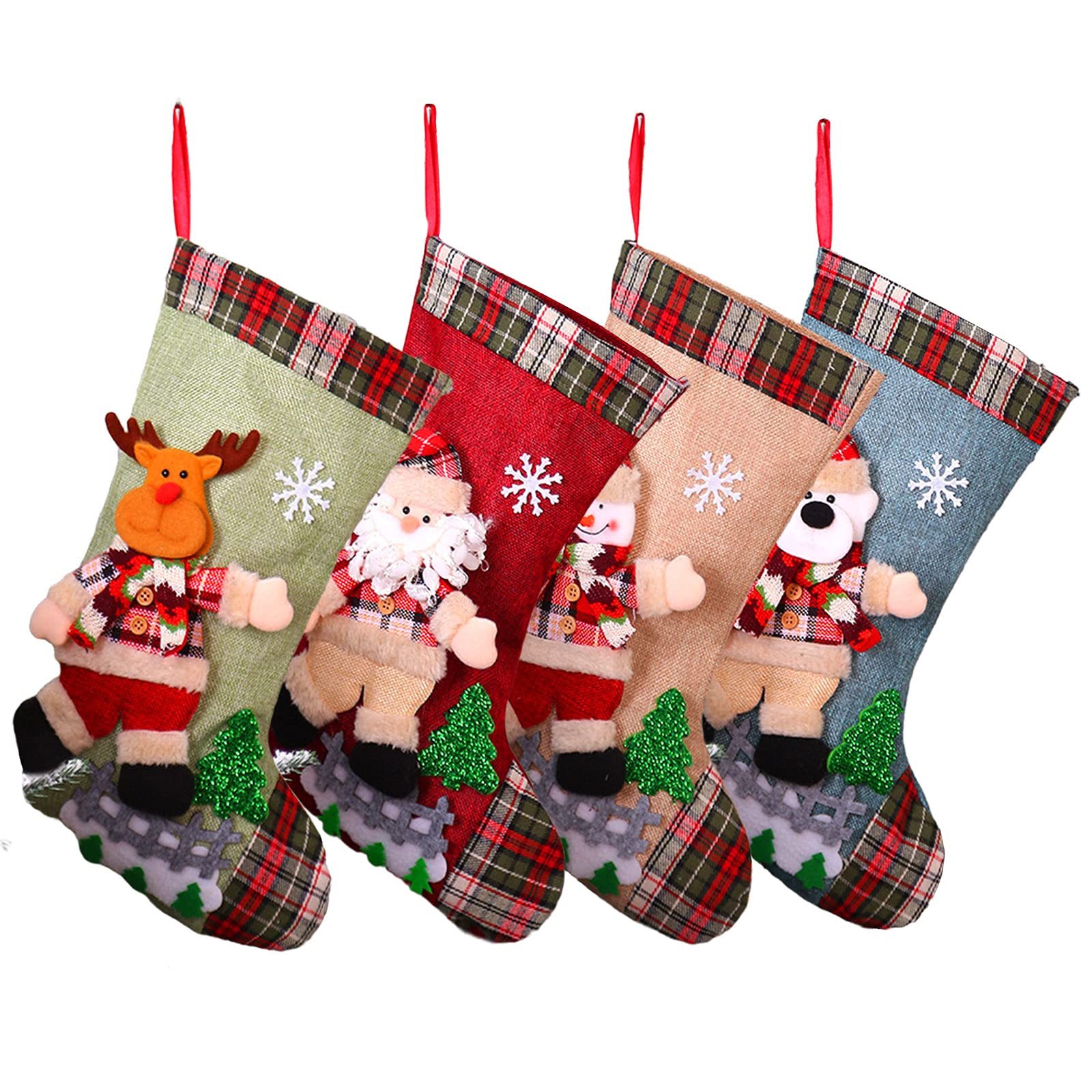 Vintage Christmas Stockings Family Matching Christmas Stockings