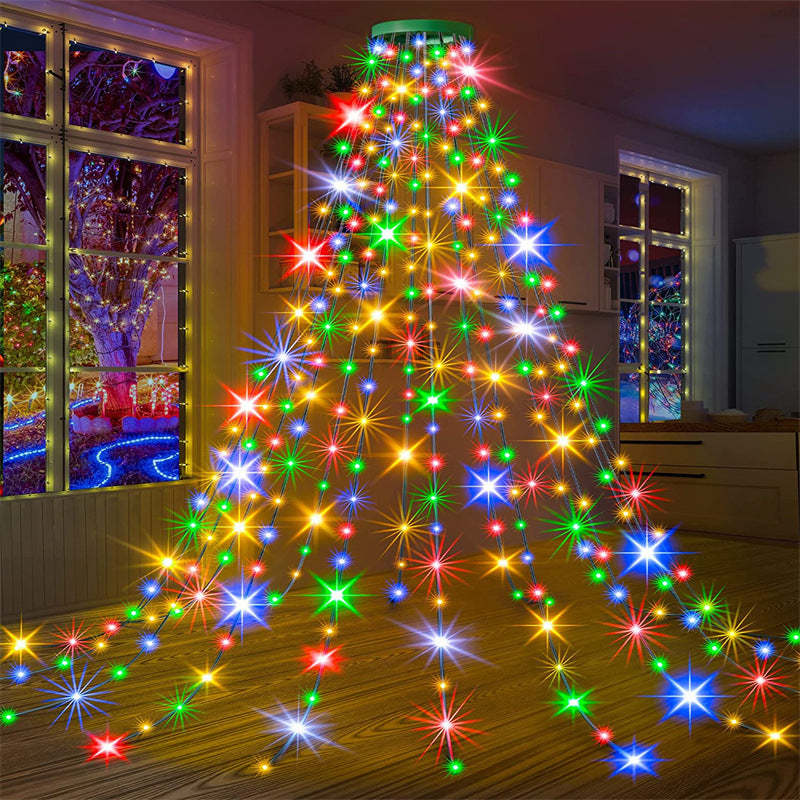 Christmas Tree Decoration LED Waterfall String Lights