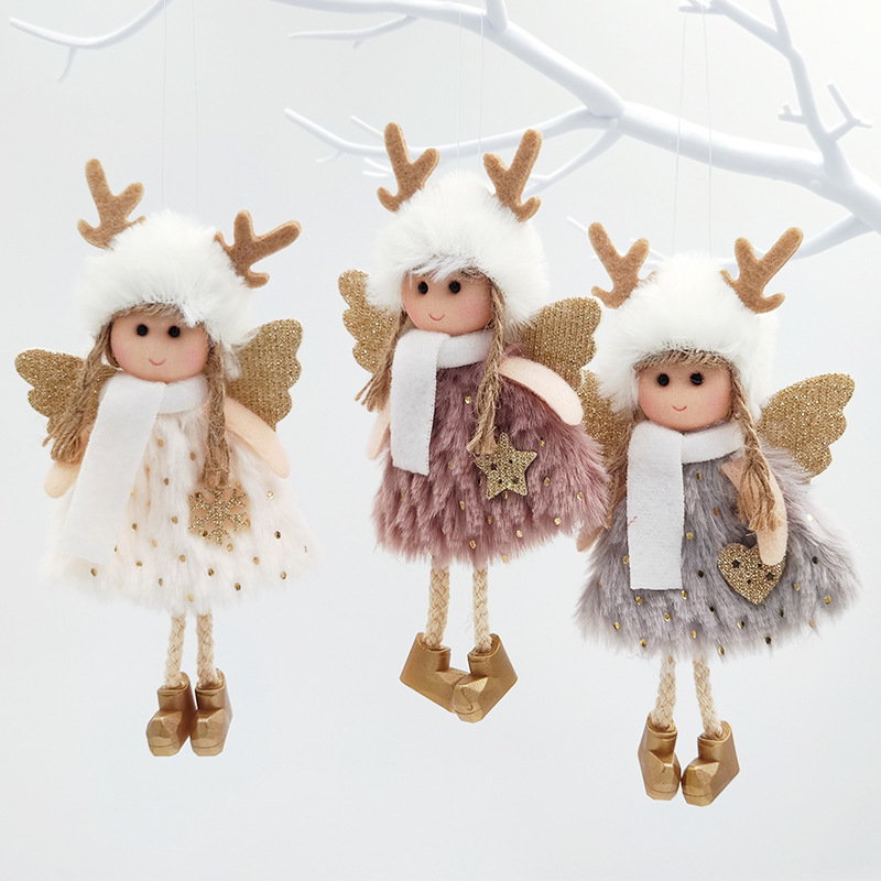 Christmas Angel Doll Ornament Cute Xmas Tree Ornament Christmas Decoration