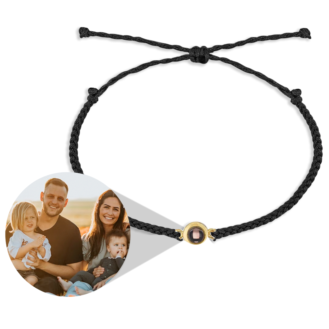 Christmas Gift Personalized Adjustable Photo Bracelet