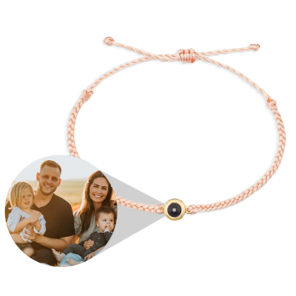 Christmas Gift Personalized Adjustable Photo Bracelet