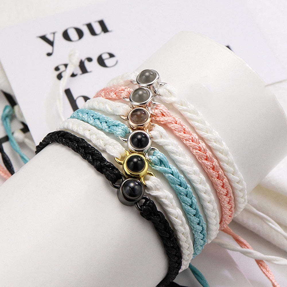 Christmas Gift Personalized Adjustable Photo Bracelet