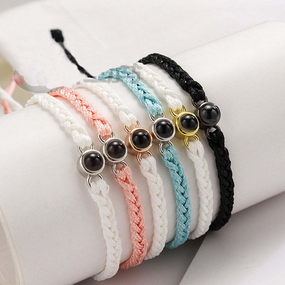 Christmas Gift Personalized Adjustable Photo Bracelet