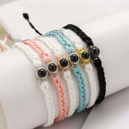 Christmas Gift Personalized Adjustable Photo Bracelet