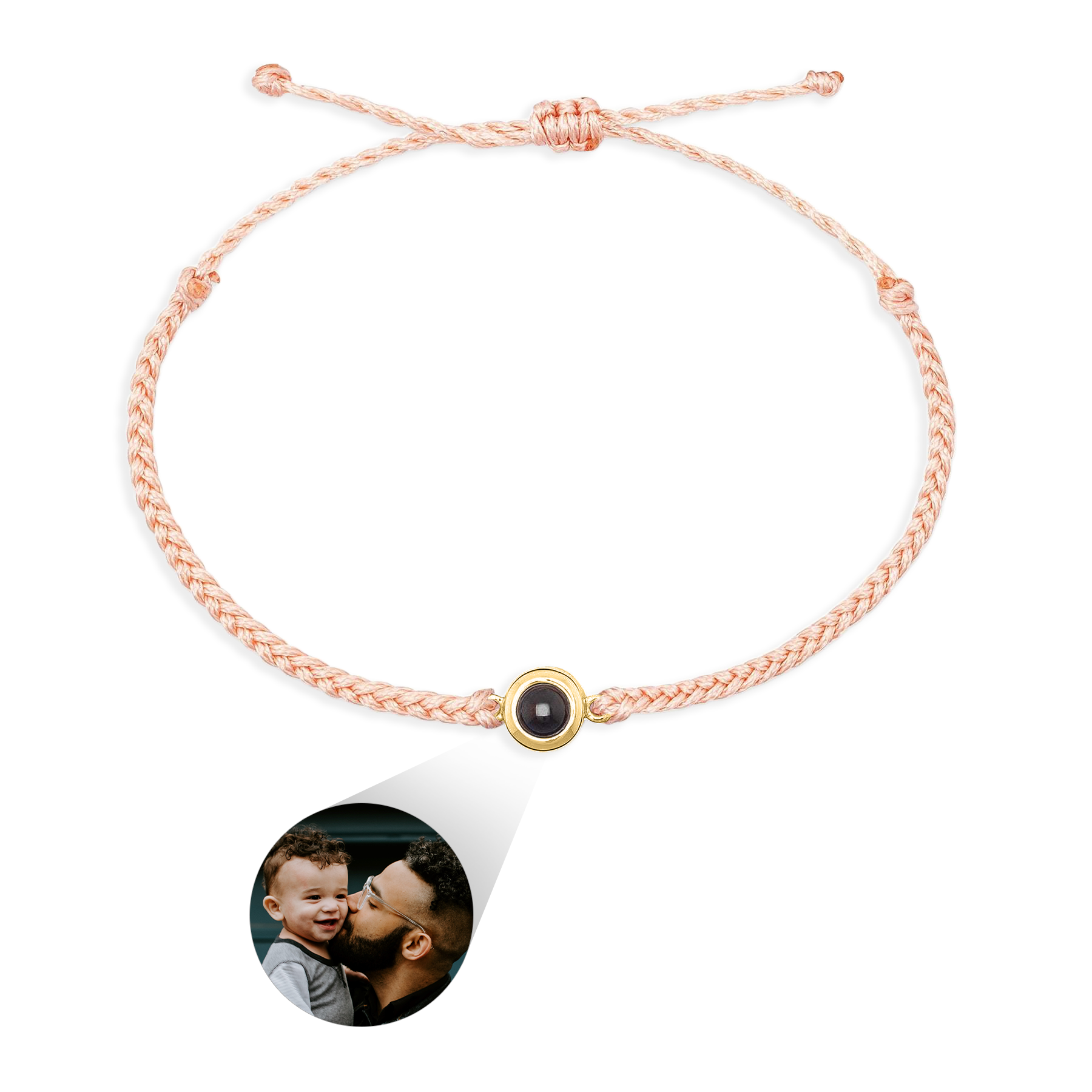 Christmas Gift Personalized Adjustable Photo Bracelet