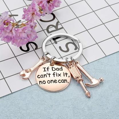 Christmas Gift Daddy Gifts Repair Tools Keychain-Engravingift
