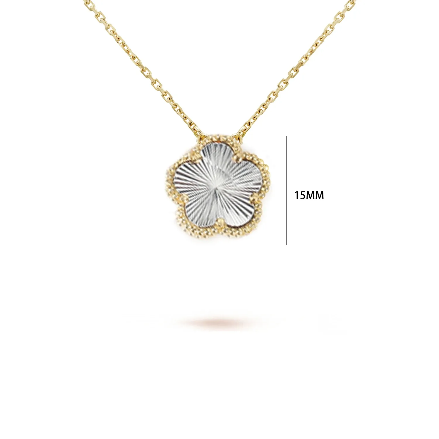 Four Leaf Clover Jewelry Set for Women, Natural Stone Pendant Necklace and Bracelet, Lucky Charm Gift