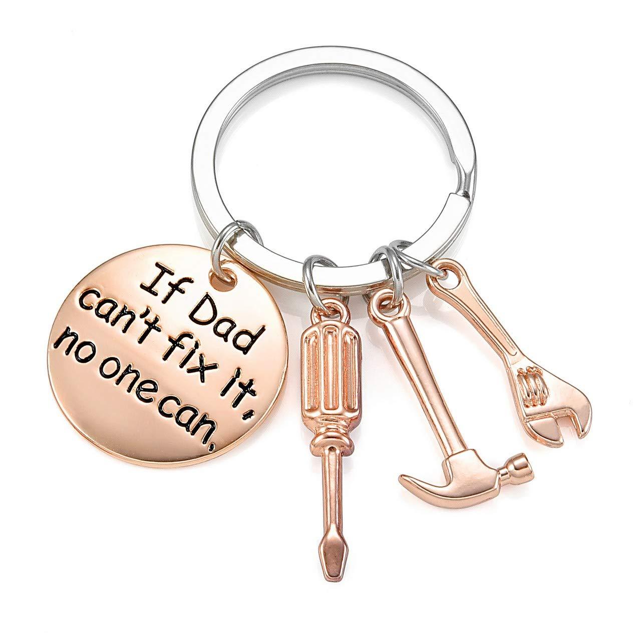 Christmas Gift Daddy Gifts Repair Tools Keychain-Engravingift