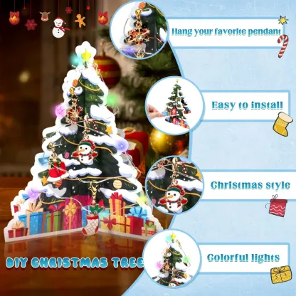 2026 Christmas Advent Calendar Bracelet Gift Box DIY Charm Bracelet Countdown Calendar for Girls Kids Holiday Gift-Gemeaning