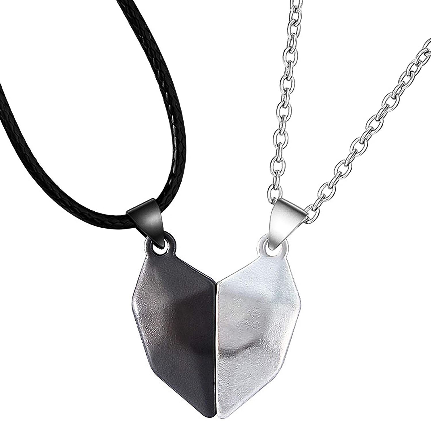 Mother's Day Day Gift Wishing Stone Love magnet couple necklace-Engravingift