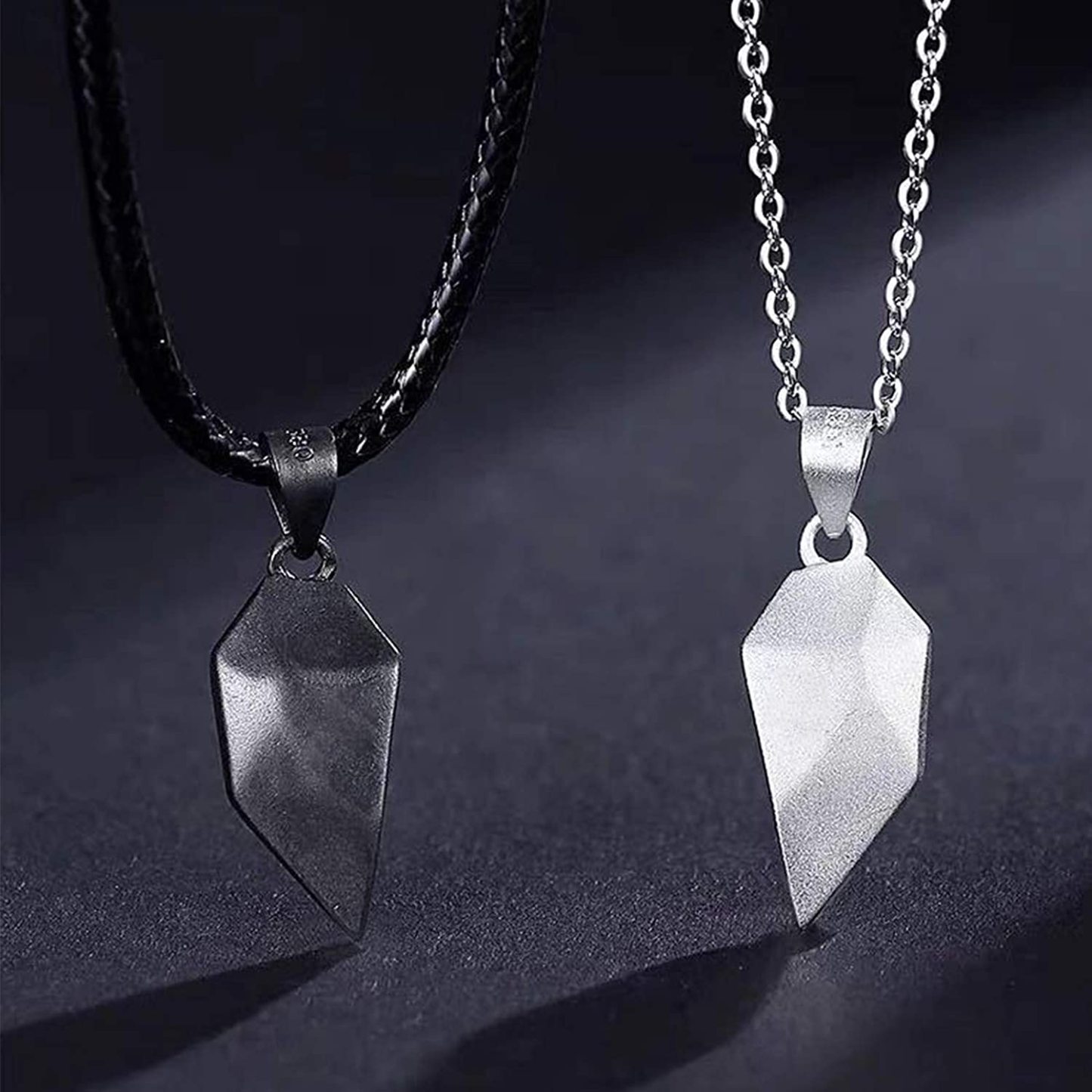 Mother's Day Day Gift Wishing Stone Love magnet couple necklace-Engravingift