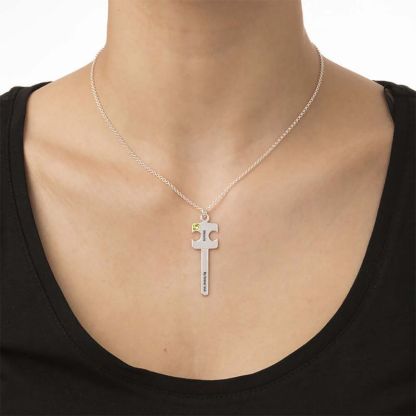 Mother'sDay Gift Mother'sDay gift Matching Necklaces for Couples, Puzzle Piece Necklace s for Boyfriend, Girlfriend-Engravingift