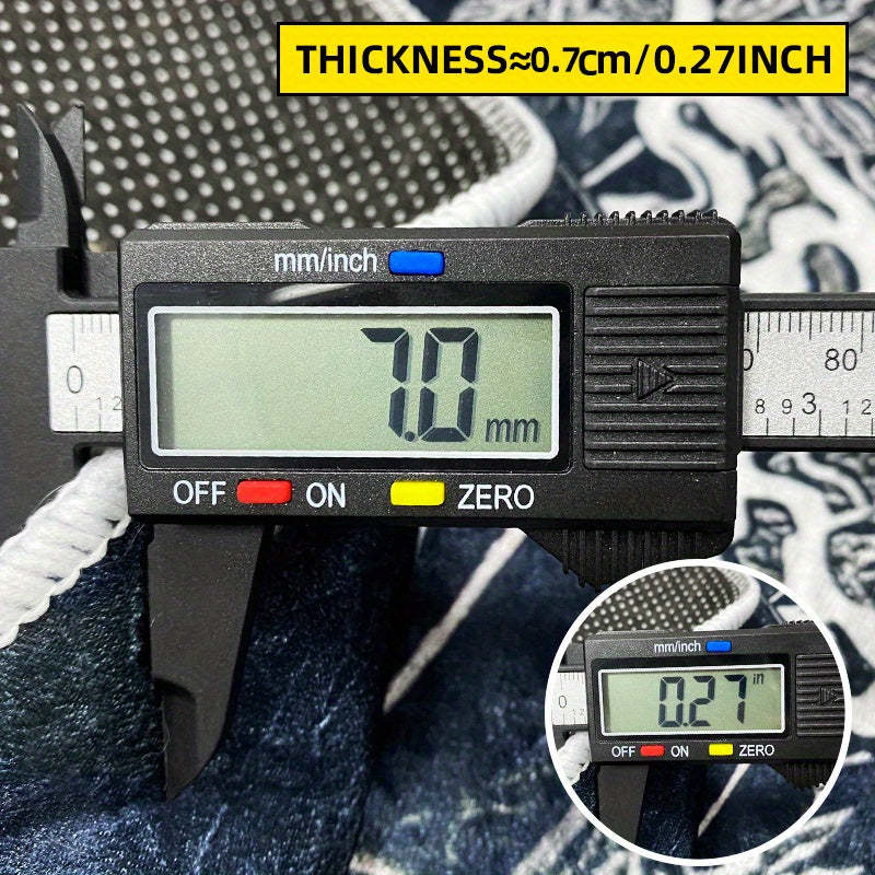 Halloween Bat Welcome Doormat – Non-Slip Heavyweight Plush Rug with Red Gothic Lettering – Indoor/Outdoor Entry Mat for Spooky Home Décor