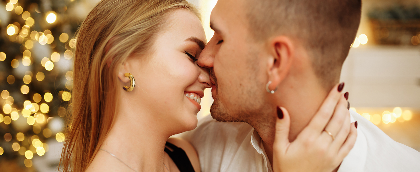 gold hoop earrings for women