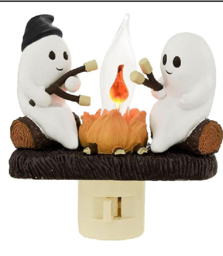 Halloween LED Flame Lamp with Realistic Flickering Campfire Effect