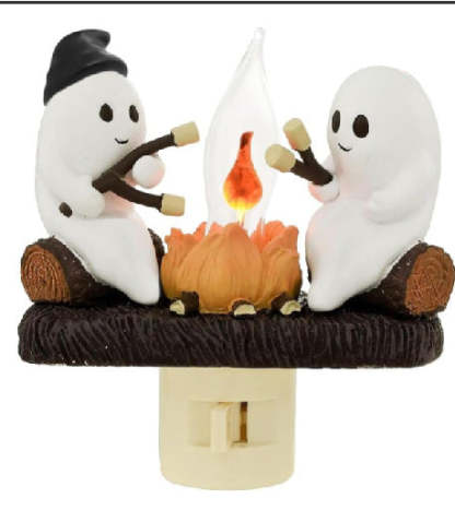 Halloween LED Flame Lamp with Realistic Flickering Campfire Effect