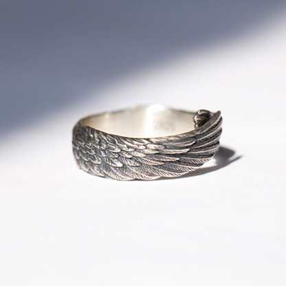 Angle Wing Ring-Adjustable Ring MelodyNecklace