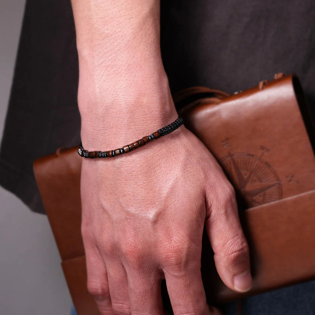 Father's Day Gift To My Man I Love You Morse Code Bracelet Hidden Message Bracelet Creative Gift For Father-Engravingift