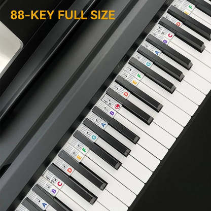 Removable Piano Keyboard Note Labels For Piano Beginners