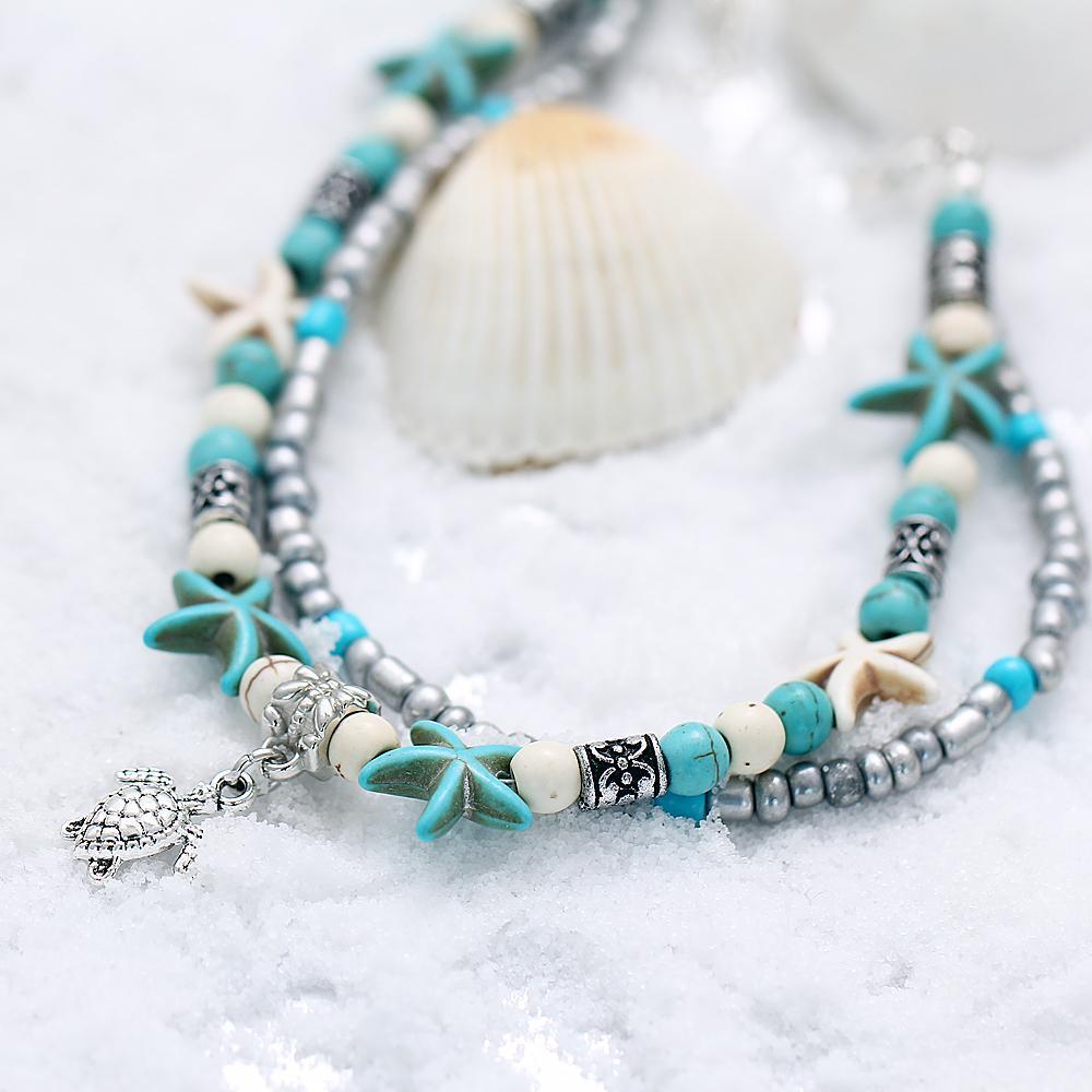 Bohemian Summer Beach Anklet Boho Peak