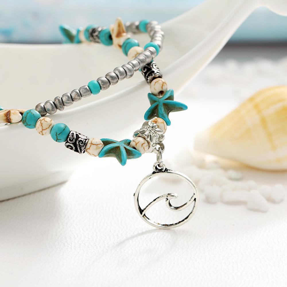 Bohemian Summer Beach Anklet Boho Peak