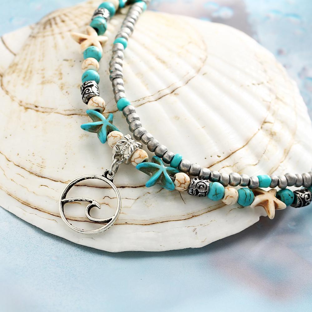 Bohemian Summer Beach Anklet Boho Peak