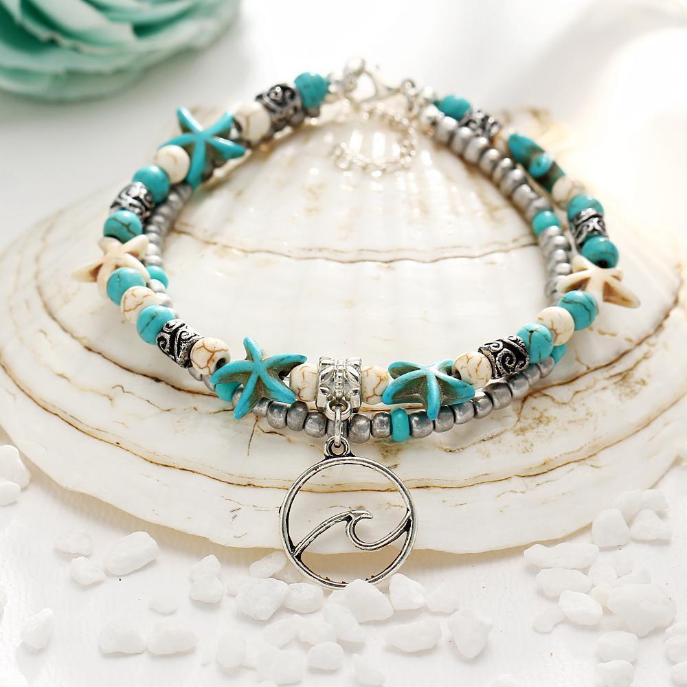 Bohemian Summer Beach Anklet Boho Peak