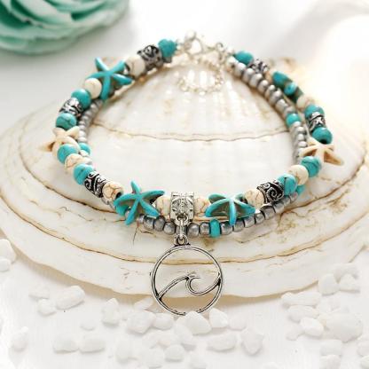 Bohemian Summer Beach Anklet Boho Peak