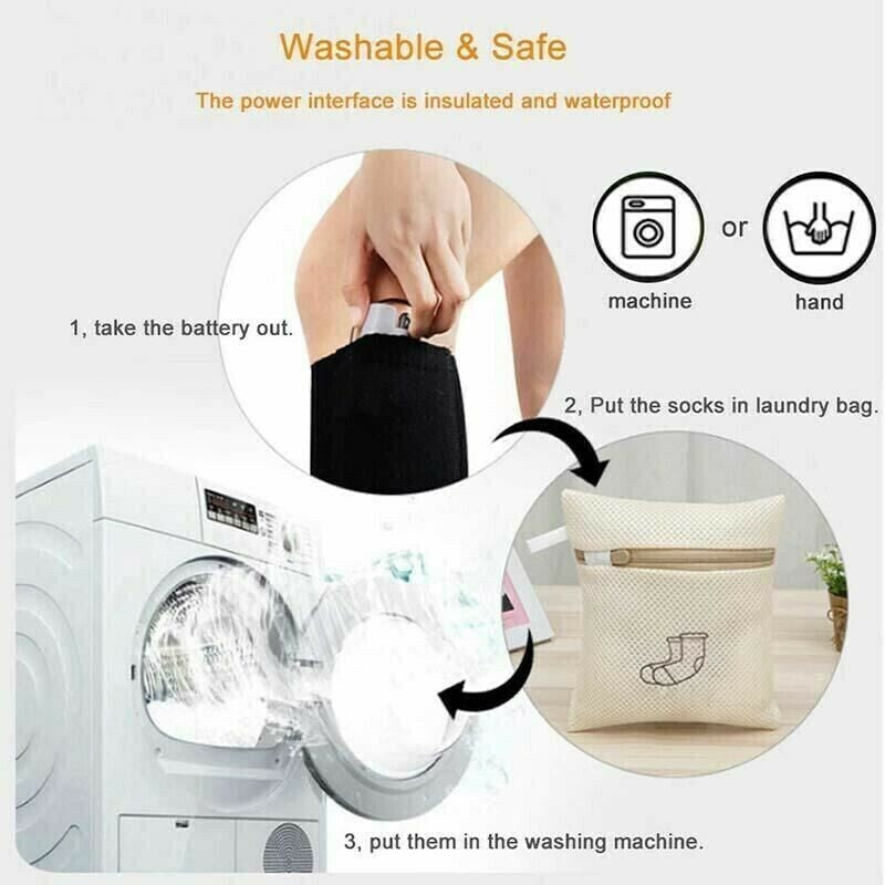 Rechargeable Electric Heated Socks Warm Winter-One Size Fits All