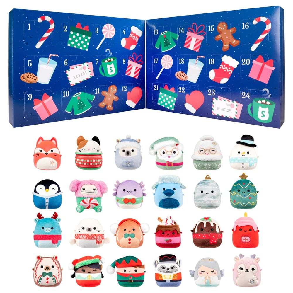 🎄Squishmallows Original 24-Day Micromallows Holiday Plush Advent Cale
