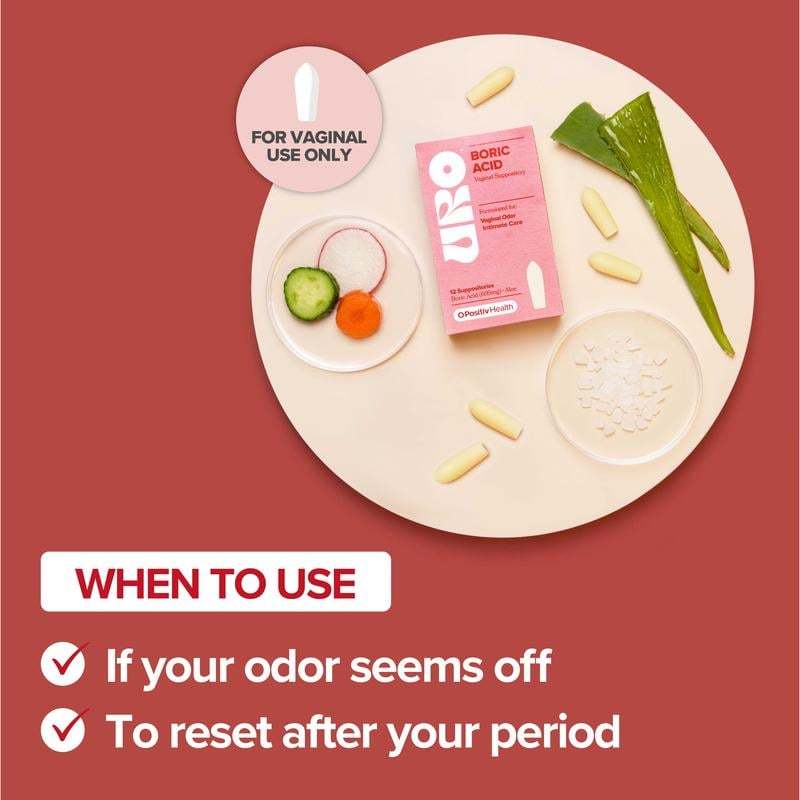 URO - Boric Acid Vaginal Suppository
