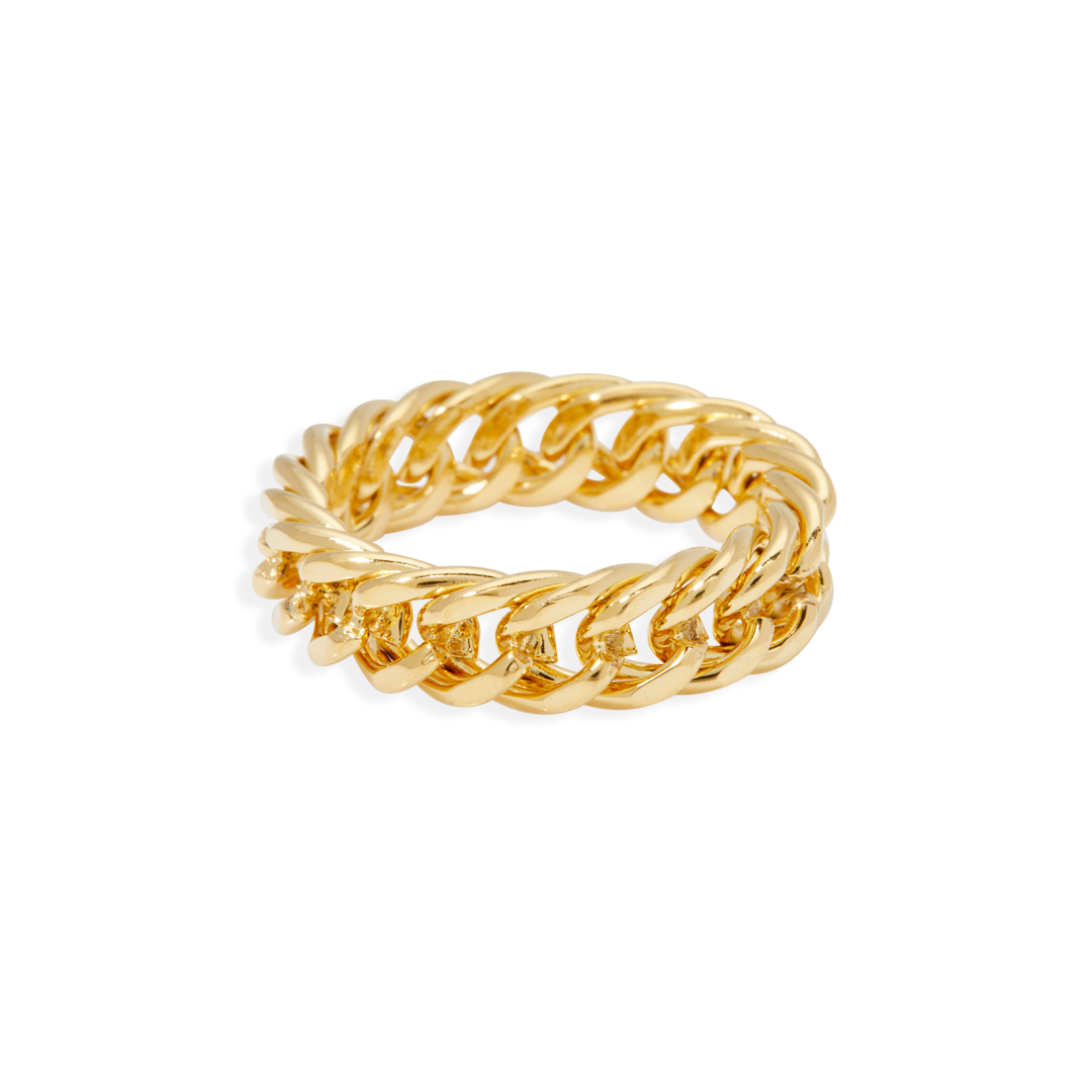 Mother's Day Gift Curb Chain Ring-Engravingift