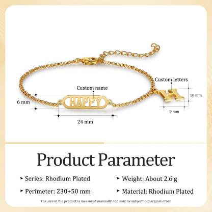 Mother's Day Personalized Name Anklet Custom Ankle Bracelet Gifts For Her-Engravingift