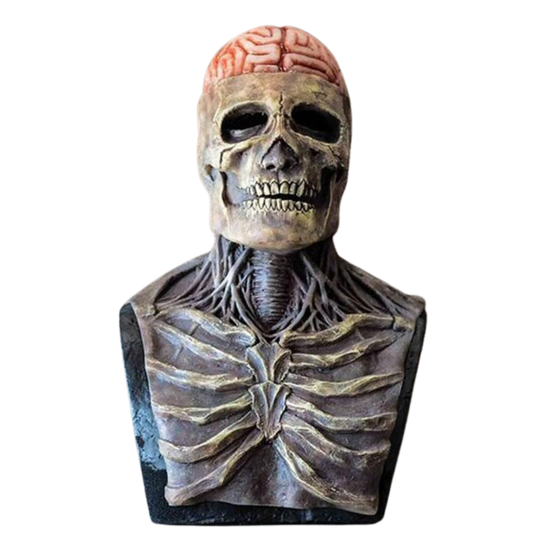 Realistic Skeleton Halloween Costume with Mask and Comfortable Suit