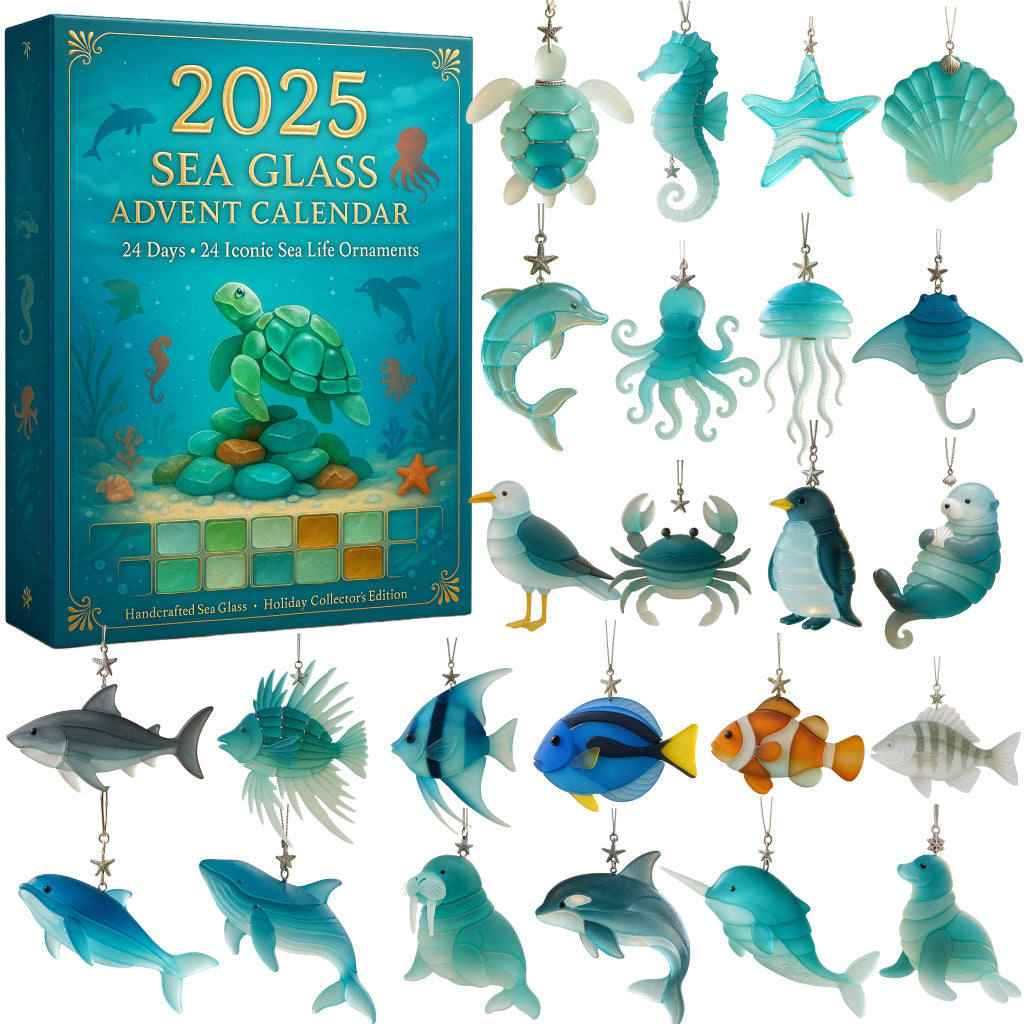 Christmas Gift 2025 Sea Glass Advent Calendar · Ocean Treasures