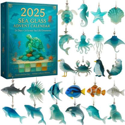 Christmas Gift 2025 Sea Glass Advent Calendar · Ocean Treasures