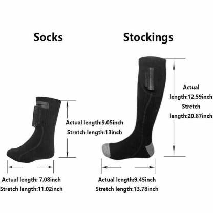 Rechargeable Electric Heated Socks Warm Winter-One Size Fits All