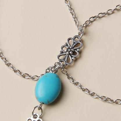 Mother's Day Gift Cuban Chain Anklet Connecting Toes Fashion Jewelry for Women-Engravingift