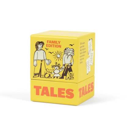 TALES Family Edition – 150 Conversation Cards for Family Dinners & Game Nights Fun Prompts for Kids. Teens & Adults