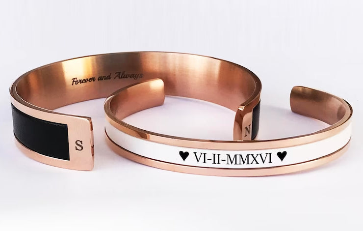 Husband Wife Matching Bracelets