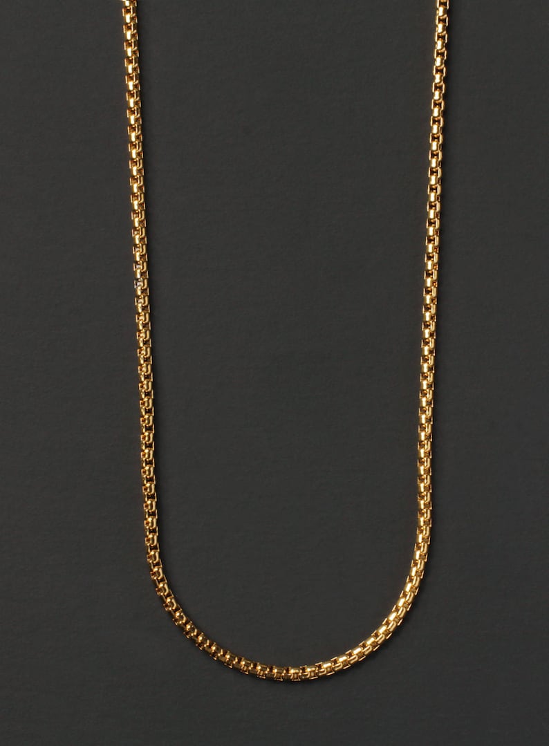 Minimalist jewelry for Men-Men's Gold Chain Necklace
