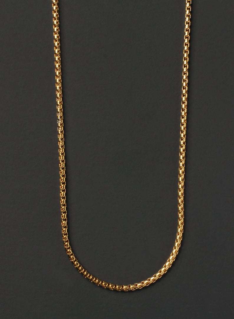 Minimalist jewelry for Men-Men's Gold Chain Necklace