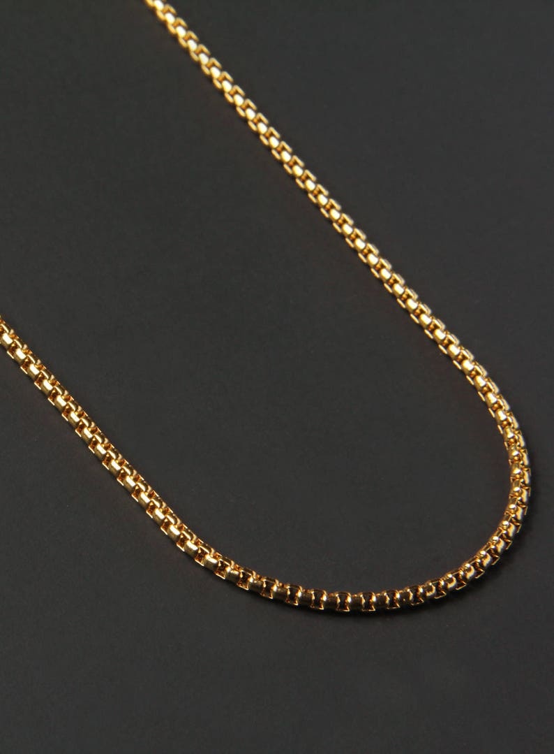 Minimalist jewelry for Men-Men's Gold Chain Necklace