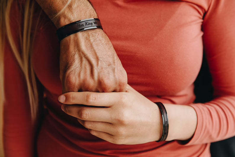 Husband Wife Matching Bracelets