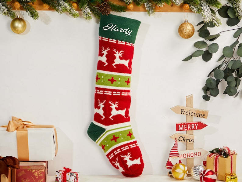 Christmas Stockings with Name-Engravingift