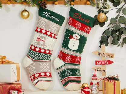 Christmas Stockings with Name-Engravingift