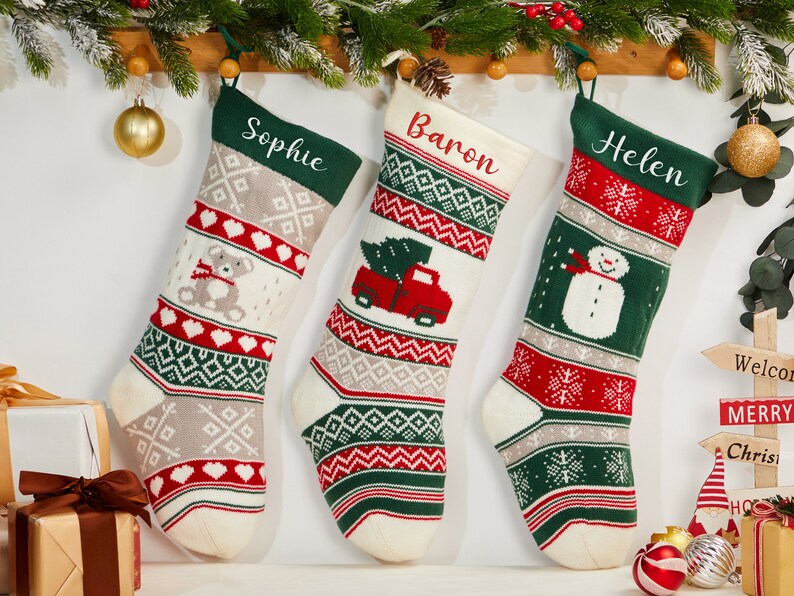 Christmas Stockings with Name-Engravingift