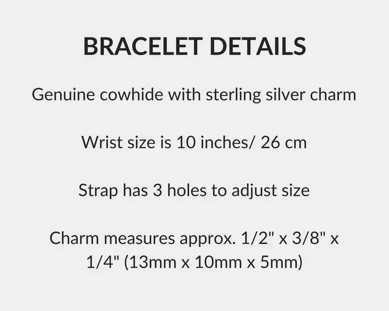 Personalized American Football Mens Leather Bracelet